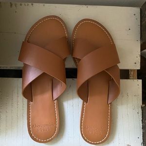 Abercrombie sandals. Barely worn
